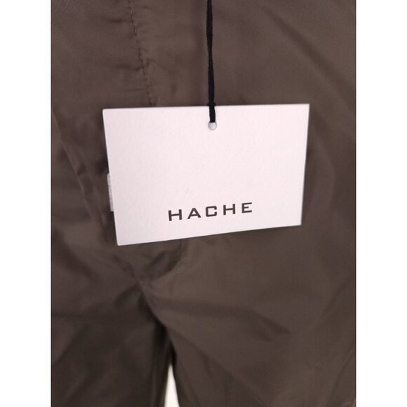 HACHE Italy Casual Pant In Military Green Packable Nwt Size Eu 42 US 6 - Picture 13 of 15
